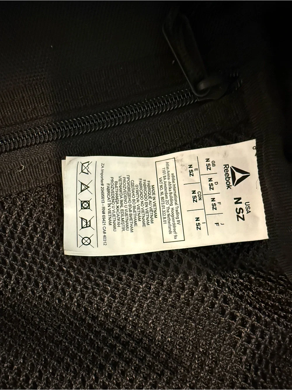 Reebok Combat Cordura Black Nylon Tactical MOLLE Training Backpack Unisex OS